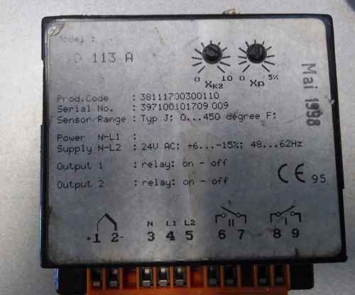 TQD 113A Temperature Controller - Picture 2 of 2