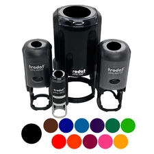 New Moon Dark Phase Self-Inking Rubber Stamp Ink Stamper