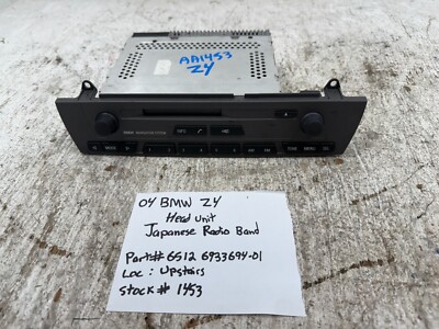 04 BMW Z4 E85 E86 OEM JAPANESE NAVIGATION HEAD UNIT STEREO RADIO