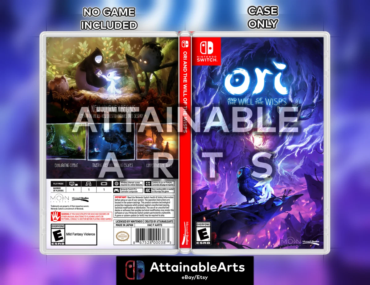 ORI AND THE WILL OF THE WISPS - Custom Game Case (Switch, 2020