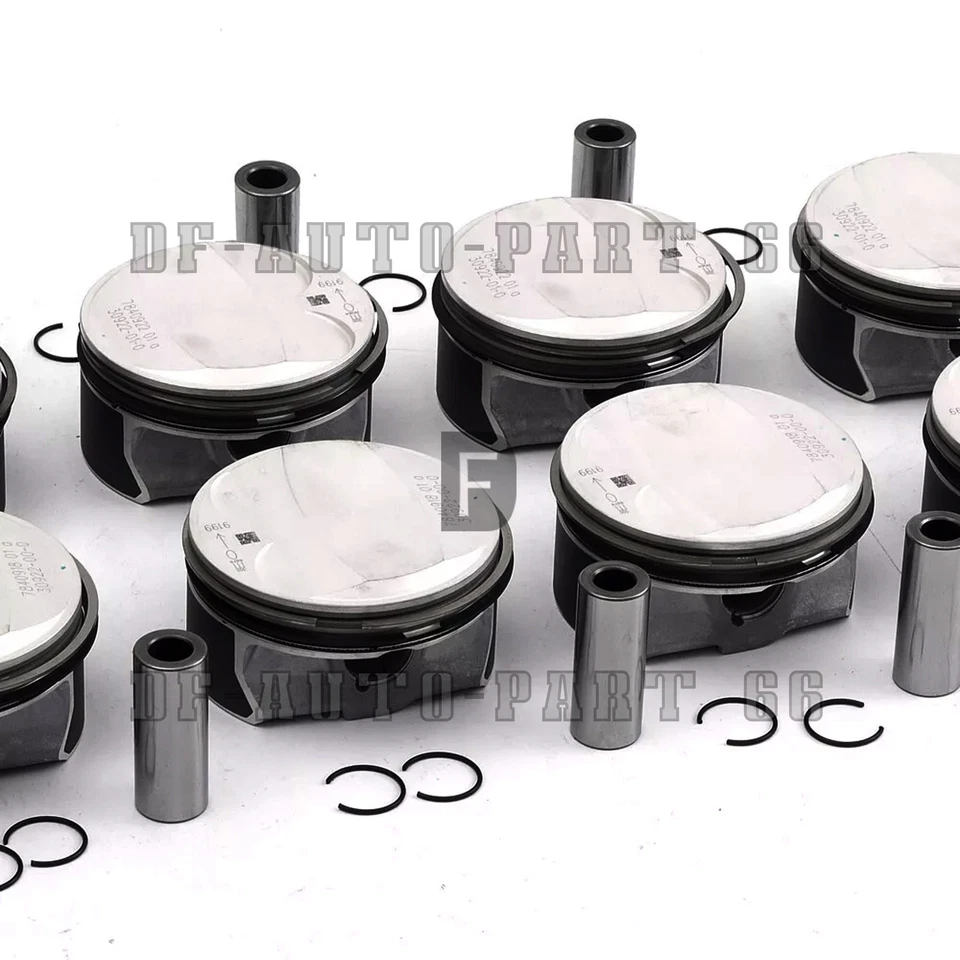 8x Piston & Ring Set STD Φ92mm For BMW M3 E90 E92 E93 S65B40 4.0 V8 11257840918 - Image 3 of 4
