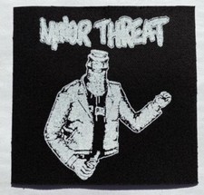 Minor Threat Cloth Patch Sew On Badge Punk Rock Approx 4" X 4" CP117