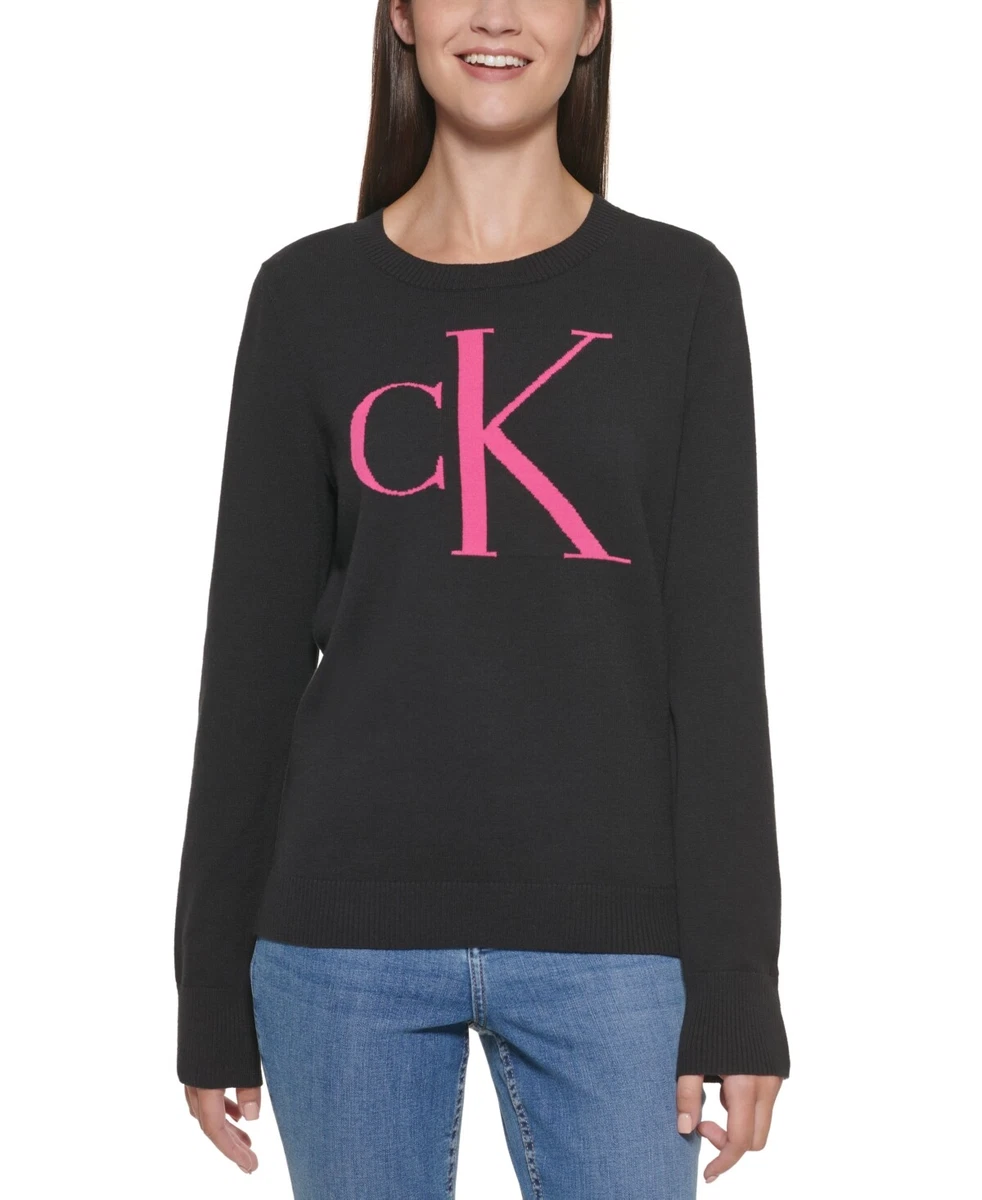 Calvin klein monogram sweater cheap