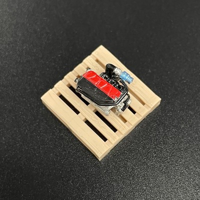 1:64 Car 4B11 Resin Engine Model EVO10 3D Printed Garage Scene Props Accessories