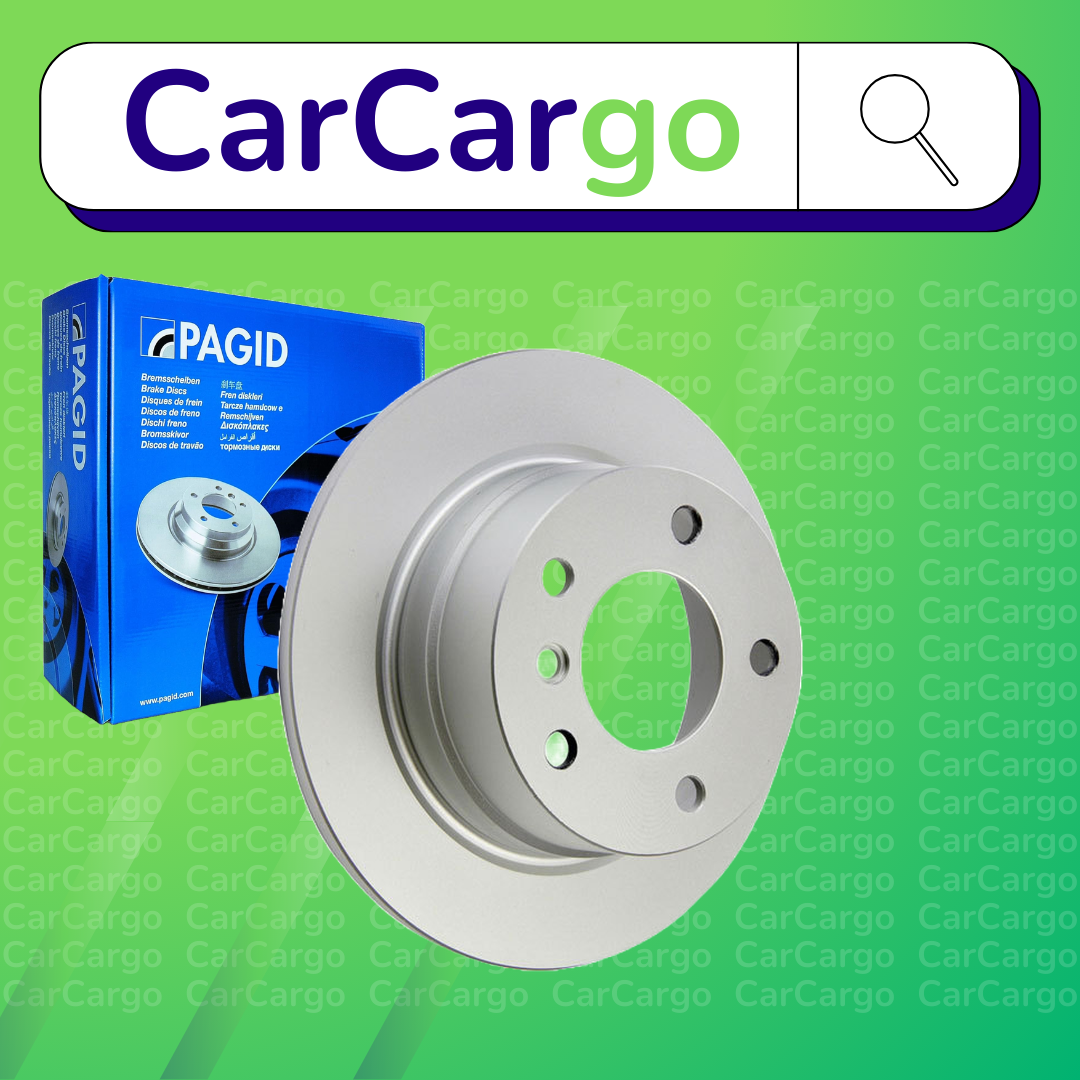 Pagid Solid Rear Brake Discs Pair For BMW 3 Series 318tds 1995-2000 272 mm