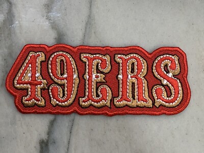くすぶり　NFL 49ers 刺繍ロゴ ゴールド San Francisco 49ers Logo Pin Badge