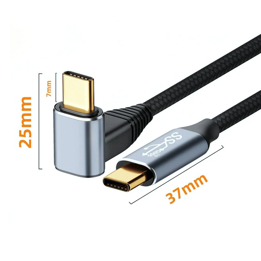 USB 3.1 Type-C Gen2 Extension Cable USB-C Male to Female Charging 100W 4K 10Gbps - Image 2 of 4