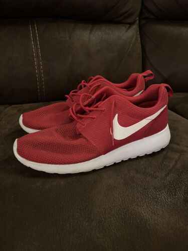 De Verdad catalogar Articulación Nike Roshe Run, roja talla 9,5 | eBay
