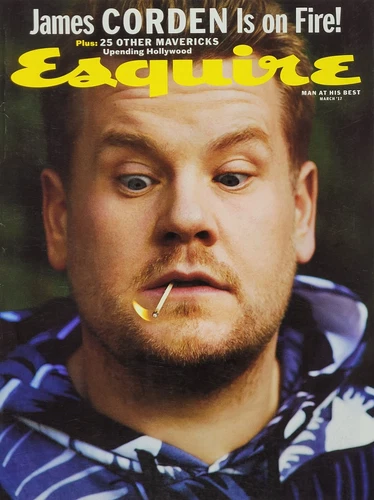 JAMES CORDEN March 2017 ESQUIRE Magazine RIZ AHMED /TAYLOR SHERIDAN/JOSH BROLIN
