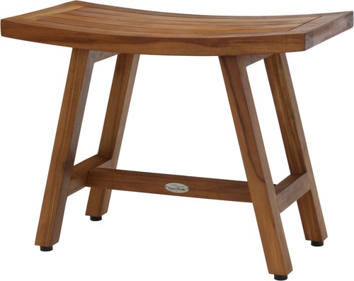 Patented 24" Asia® Lotus Teak Shower Bench - 第 10/11 張圖片