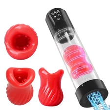 Vacuum Suction Male Penis Pump Enhancer Enlarger Enhancement Extender for Men US