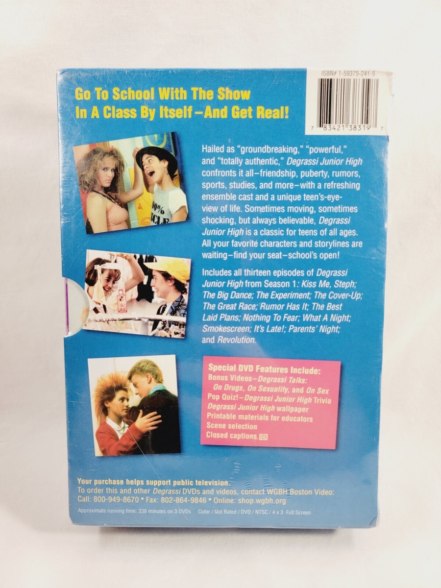 (未使用･未開封品)Degrassi Junior High: Complete Series [DVD] Amazon.com: Degrassi Junior High - The Complete Collection