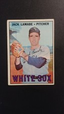 1967 Topps Baseball card # 208 Jack LaMabe  ( G to VG )