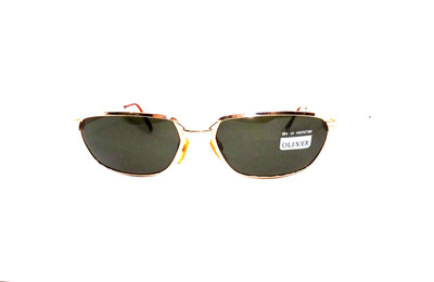 OLIVER 1808 Sonnenbrille Herren Damen Vintage 90er Made Italy Metall Gold