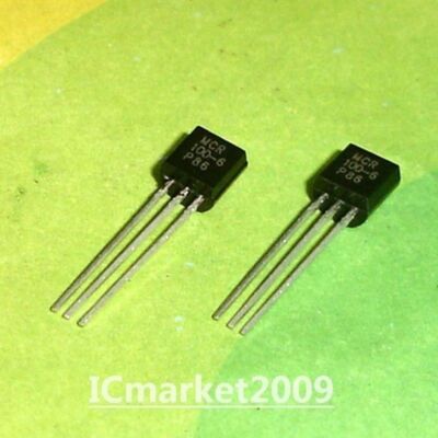 500 PCS MCR100-6 TO-92 Sensitive Gate Silicon Controlled Rectifiers Reverse #D9