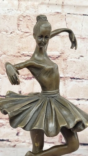 Signed Original Miguel Lopez Ballerina Statue: Dance Lover Artwork Figure Decor - Picture 6 of 10