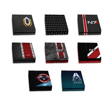 OFFICIAL EA BIOWARE MASS EFFECT GRAPHICS VINYL SKIN DECAL FOR SONY PS4 CONSOLE