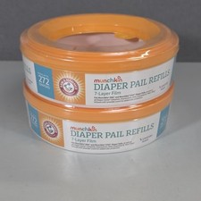 Munchkin Diaper Pail Refills Lavender Scent 2 Pack Holds Up to 544 Diapers NIP