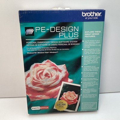 Brother PE-DESIGN PLUS Personal Embroidery Design Software System - MINT