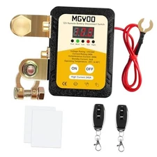 12V 240A Remote Battery 12V Remote Battery Disconnect Switch with LED Voltage