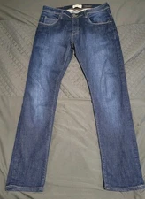 883 Police Jeans Mens W32 L31 Blue Cassady Denim Biker Regular