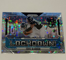 2023 Panini Prizm #LD-8 Foye Oluokun  No Huddle Silver Disco Lockdown- Jaguars