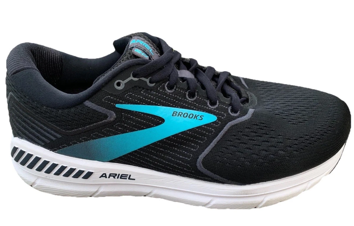 Brooks Ariel 20 Mens Running Shoes Black Blue Wide D 1203151D064 comfy 10.5 Brooks Ariel 20 Wide Black Blue W for sale | eBay main image 2