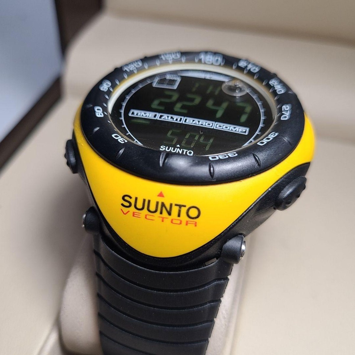 希少 SUUNTO ヴェクター VECTOR アウトドア イエロー Suunto Vector Yellow Outdoor Digital Watch | eBay