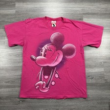 MINNIE MOUSE 90  S VINTAGE CREW T-SHIRT MICKEY INC BY THE WALT DISNEY CO Large