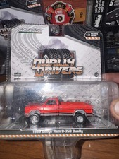 GreenLight *DUALLY DRIVERS 13* Red & Silver 1989 Dodge Ram D-350  Box Damage