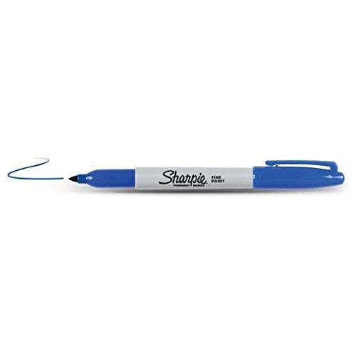 SHARPIE Set of 6 Permanent Markers Fine Round Tip Blue 5990₽