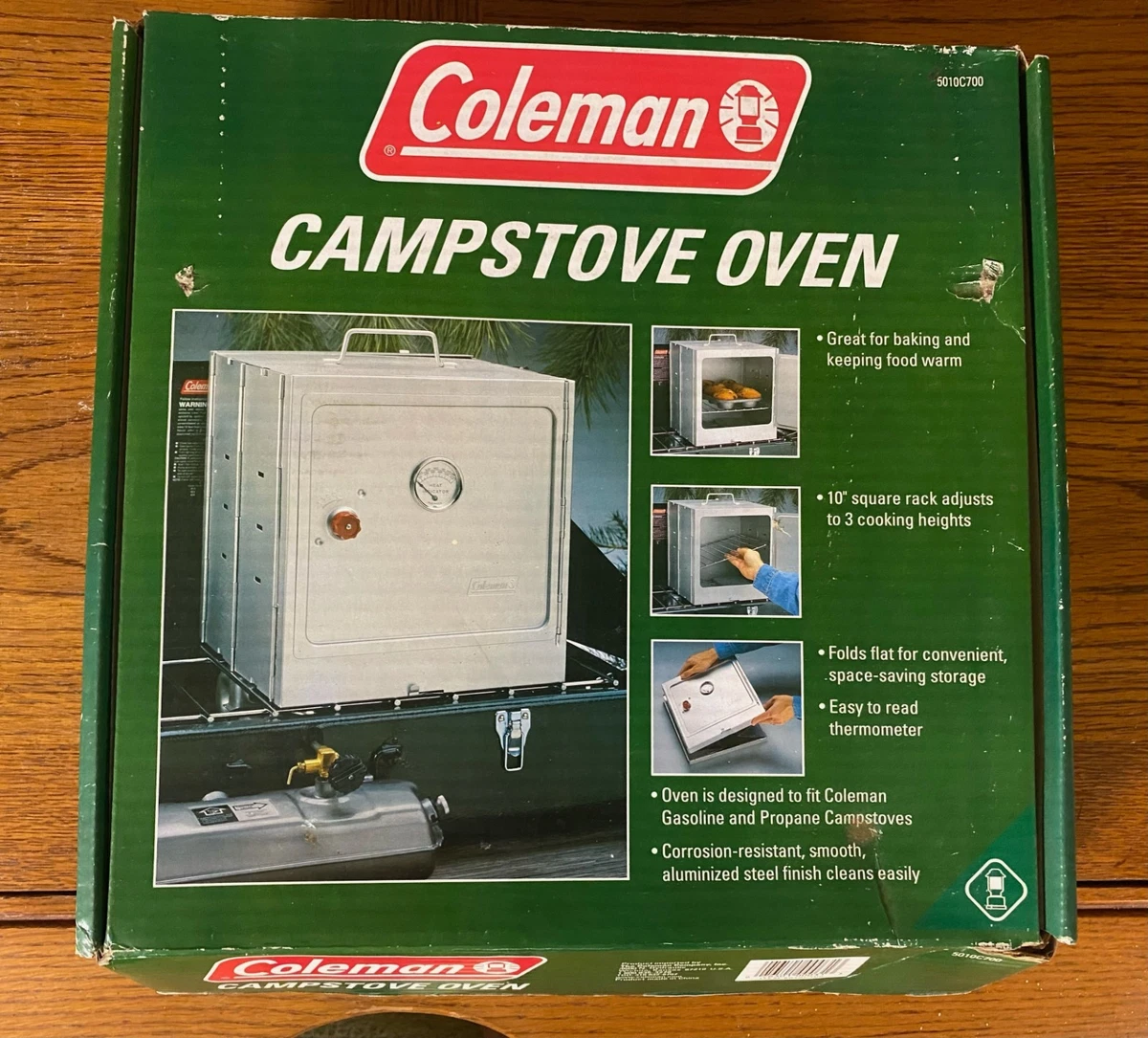 Ancien four de camp Coleman 5010A700 jamais utilisé avec boite CIRCA 60