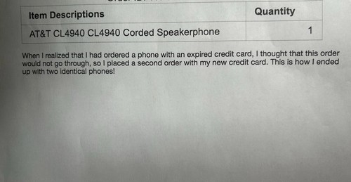 AT&T Przewodowy system sekretarki Telefon stacjonarny Nowy w nieotwartym pudełku Identyfikator dzwoniącego - Zdjęcie 5 z 5