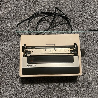 Atari 1025 Vintage Computer Dot Matrix Printer Powers On