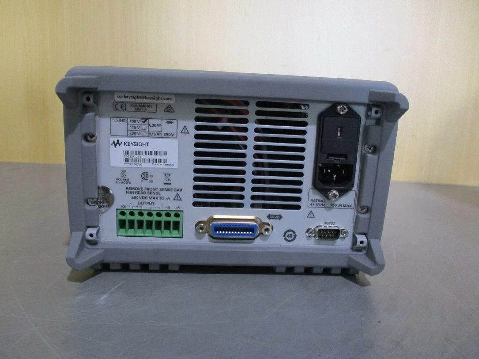 Keysight E3633A DC Power Supply 0-8V/20A 0-20V/10A Tested Very Good from Japan - Image 4 of 4