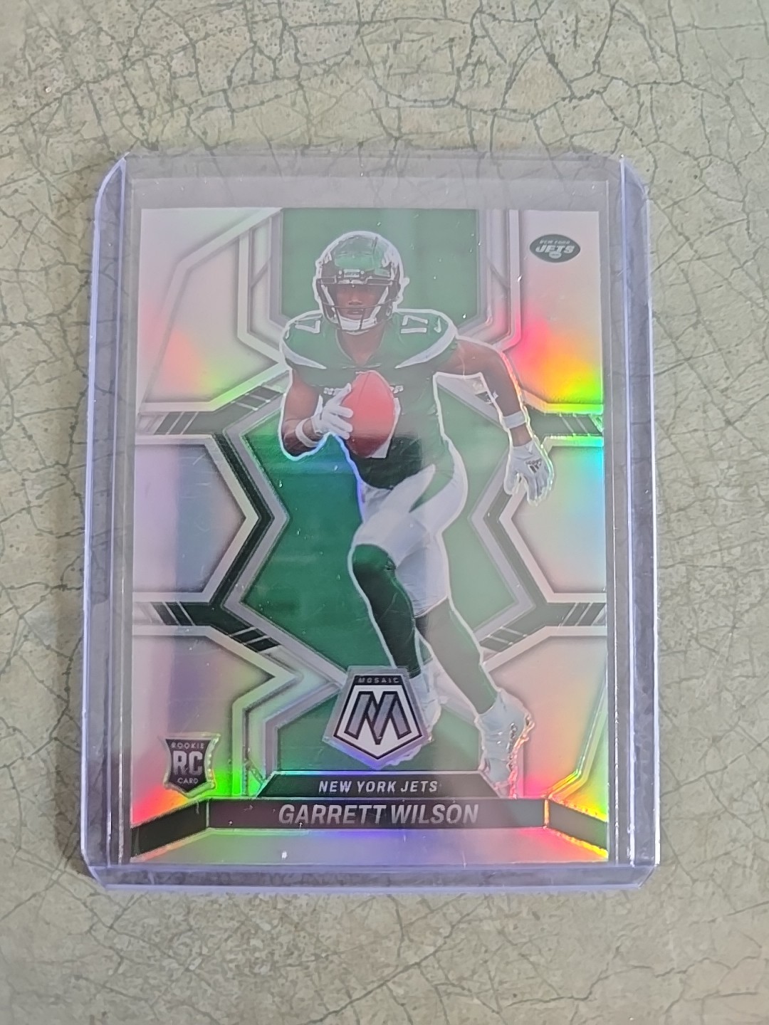 2022 Panini Mosaic - Rookies Garrett Wilson #311 Silver Prizm (RC)