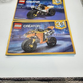 LEGO Sunset Street Bike 3-in-1 Creator Set 31059 COMPLETE Open And Built.