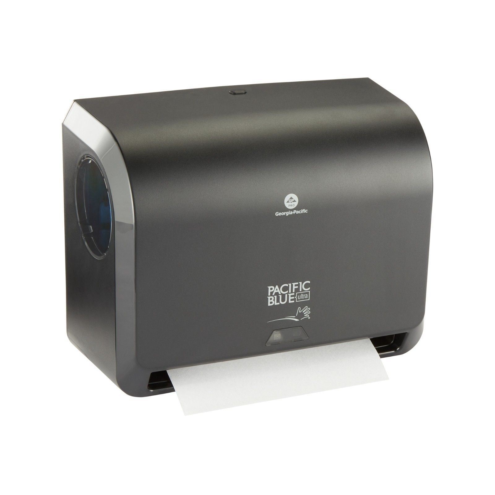 Pacific Blue Ultra Mini Automatic Paper Towel Dispenser Touchless Black 9"