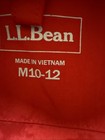 LL Bean Jacket Youth Medium 10-12 Red Fleece Full Zip Outdoors Casual Coat Kids — photo 6