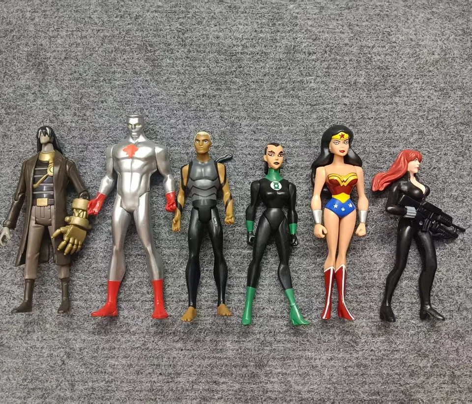 Lote 6 figuras DC Comics Young Justice AQUALAD Capitán Atom Wonderman 4.5" Foto 2 de 4