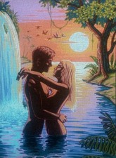 Needlepoint tapestry painted canvas D256 18"x24" GobelinL