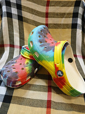 Crocs Unisex Kids Tie Dye Multicolor Clog Sli...