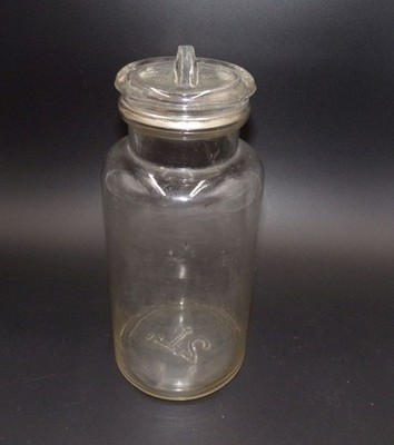 Altes Bonbonglas Einmachglas Vorratsglas 2 Liter mit Deckel Vintage 