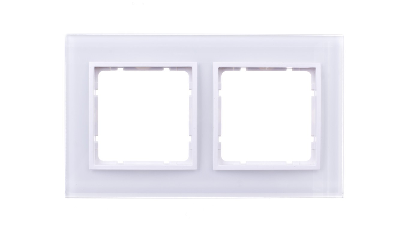Berker.B.7 GLASS Glass Frame 2x Berker B.7 10126909