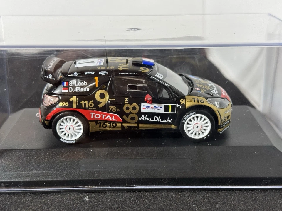 CITROEN DS3 WRC #1 S.LOEB-D.ELENA RALLYE DE FRANCE ALSACE 2013 IXO ALTAYA 1:43 - Immagine 3 di 4