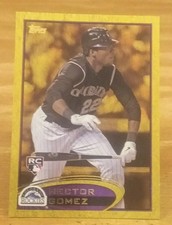 2012 Topps Gold Sparkle RC Hector Gomez Colorado Rockies 