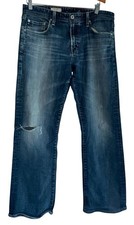 AG Adriano Goldschmied The Hero Jeans Men 33x34 Actual 33x32 USA Made Distressed