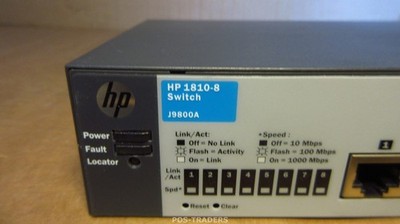 Hewlett-Packard J9800A Ethernet-Schalter-Switch HP1810