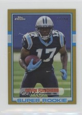 2015 Topps Chrome Mini 1989 Football Gold Refractor /50 Devin Funchess 0a1