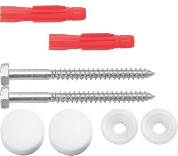 SANIBEL WC-Befestigung weiß mit Holzschrauben M6x70mm